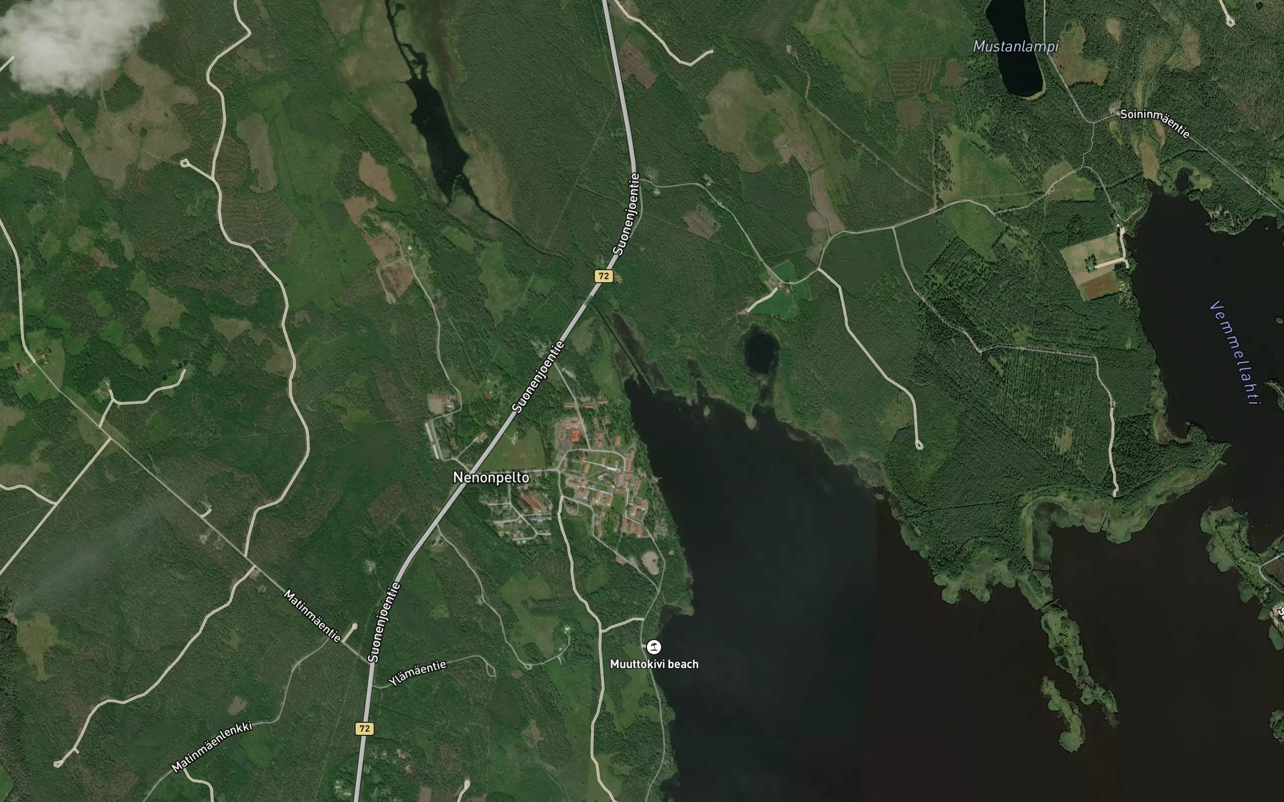 Satellite map of the Surnuinlahti