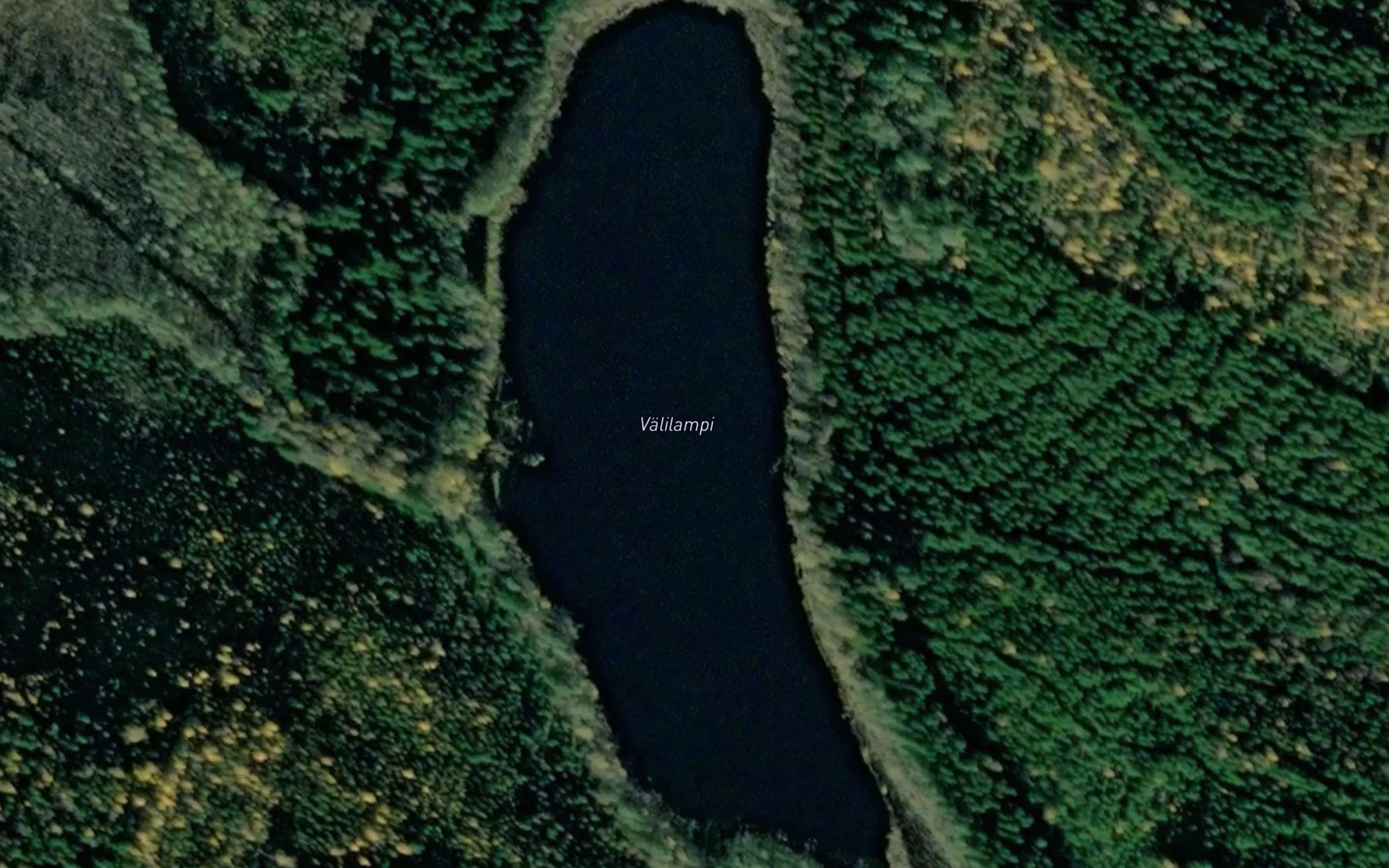 Satellite map of the Valilampi