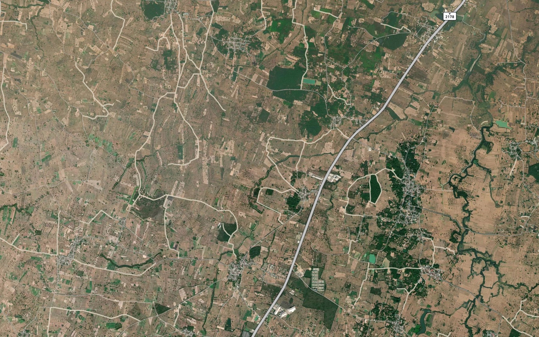 Satellite map of the Huai Hok