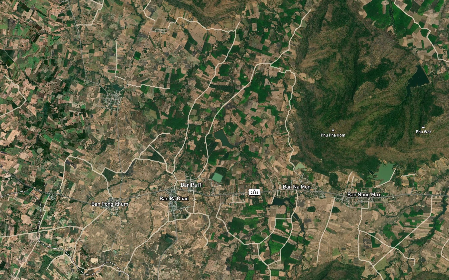 Satellite map of the Ang Kep Nam Huai Sai