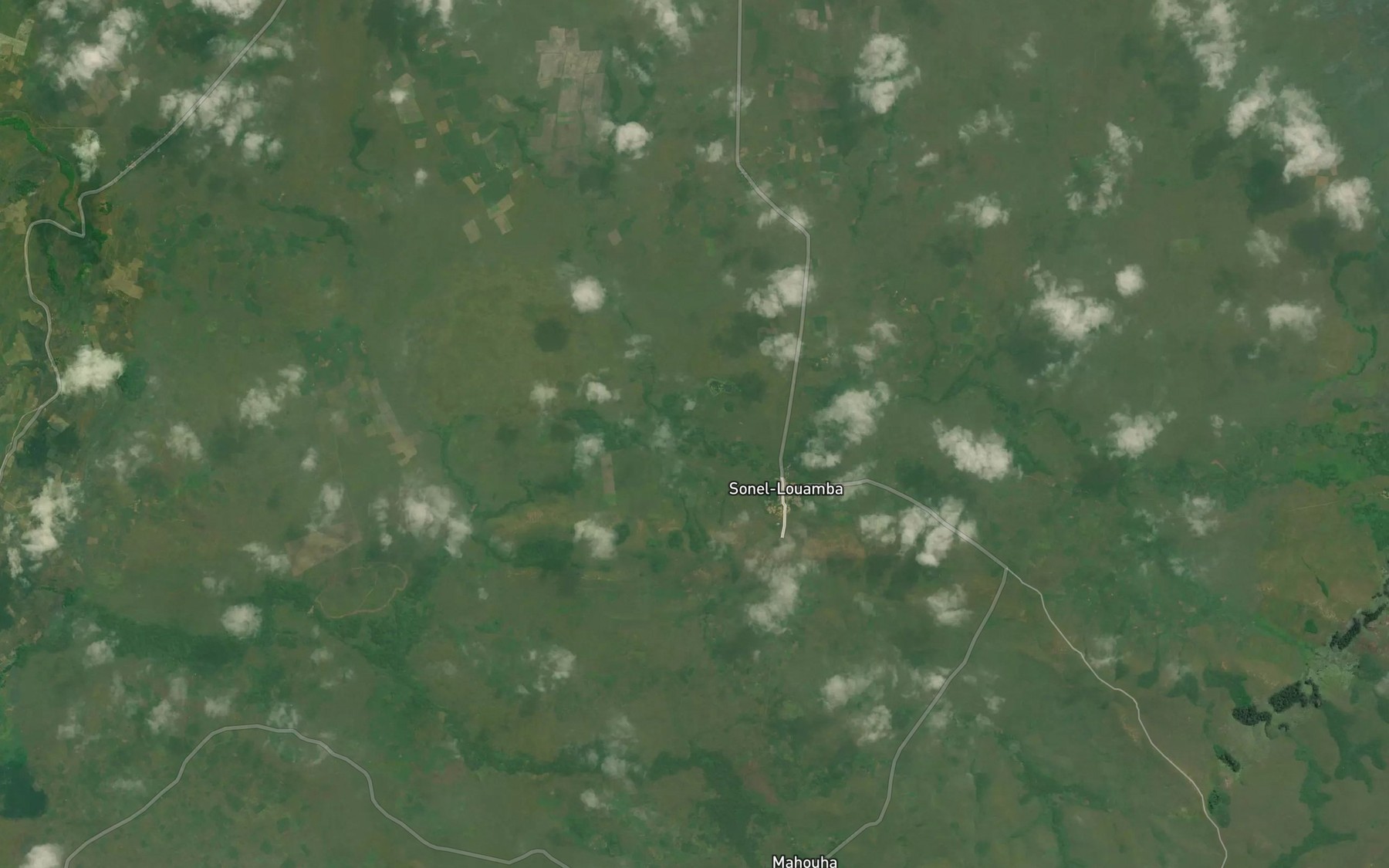 Satellite map of the Sounza