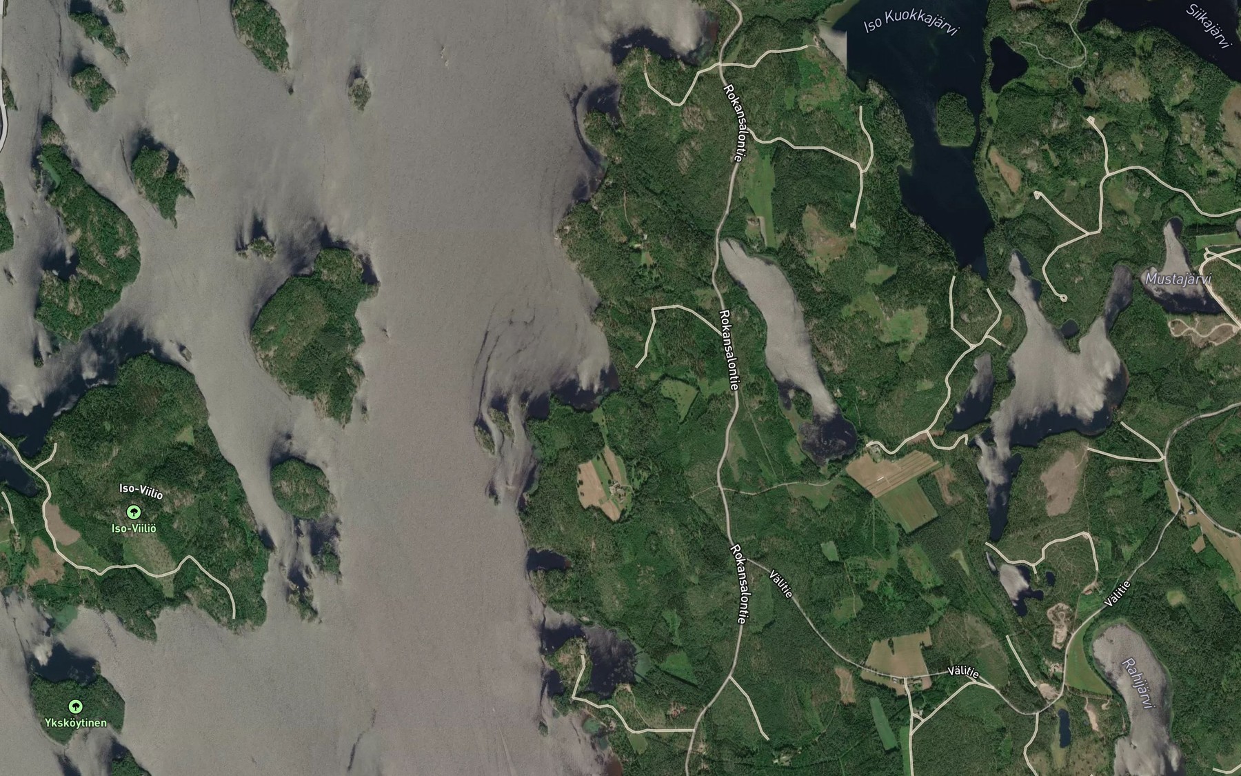 Satellite map of the Kurkioja