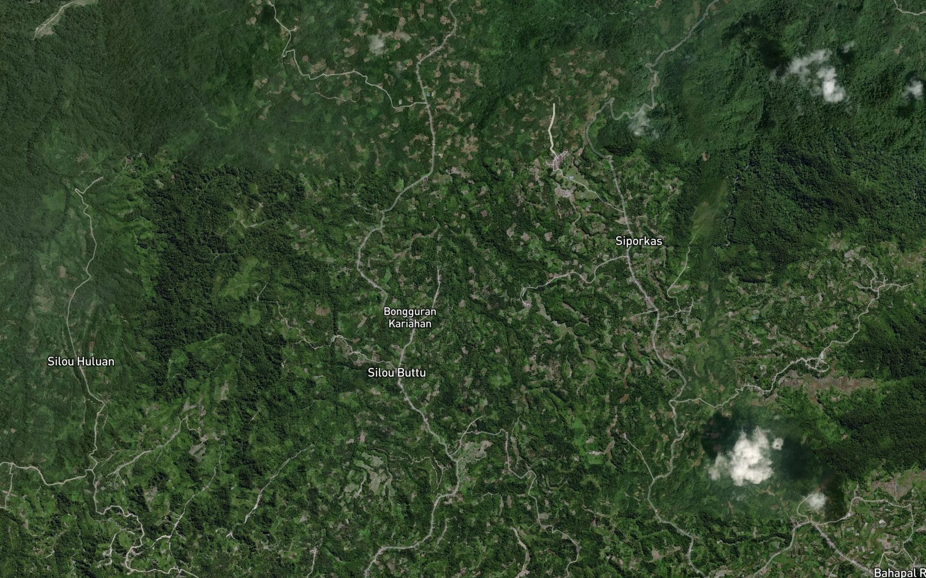 Satellite map of the Bah Bala