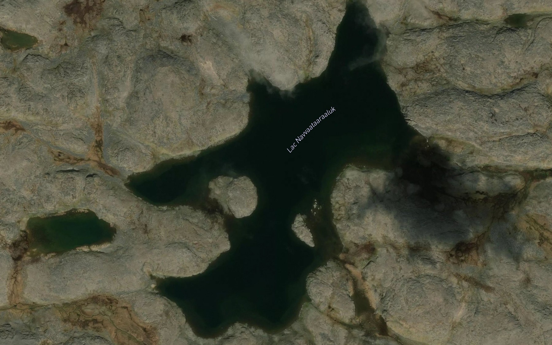 Satellite map of the Lac Navvaataaraaluk