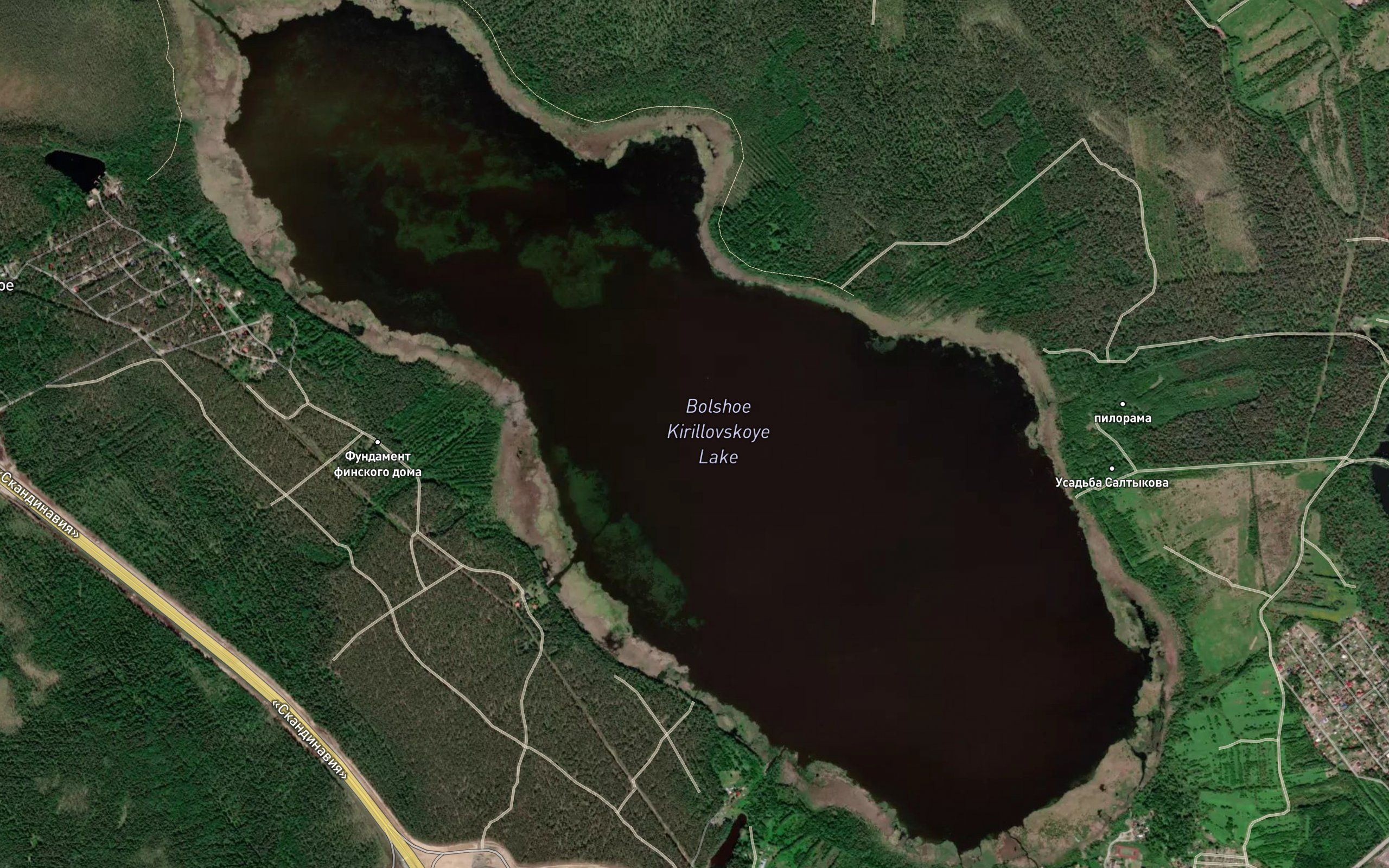 Ozero Bol'shoye Kirillovskoye