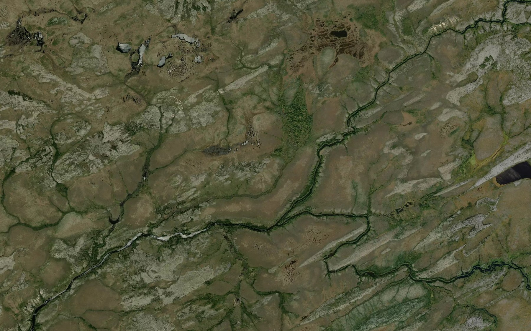 Satellite map of the Ruisseau Amikapistikw