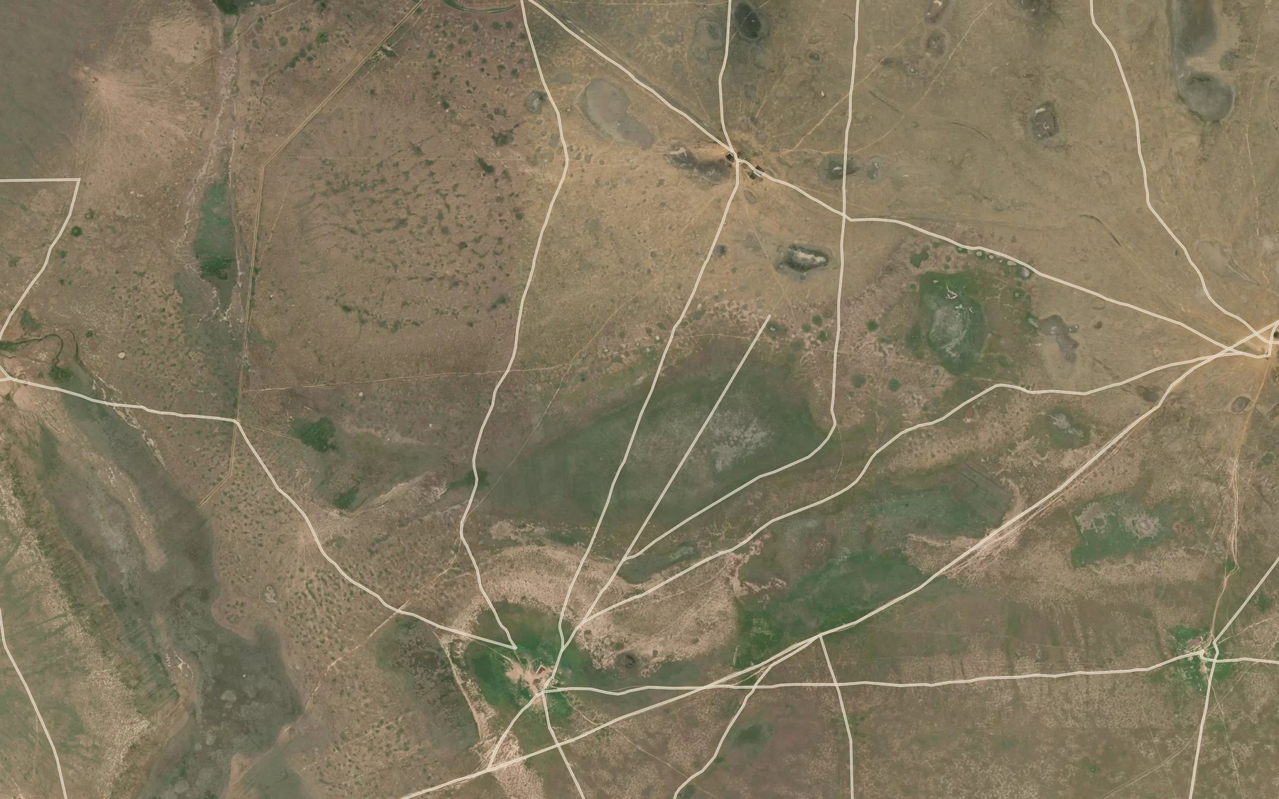 Satellite map of the Ozero Kalashnikov