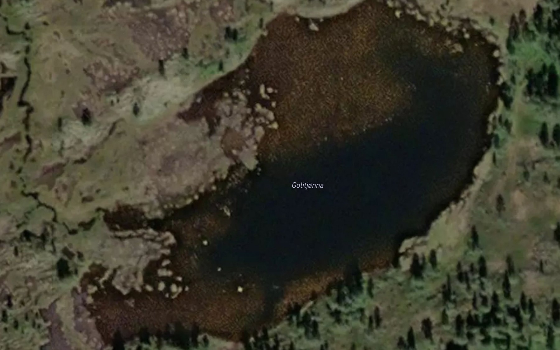 Satellite map of the Golitjorna