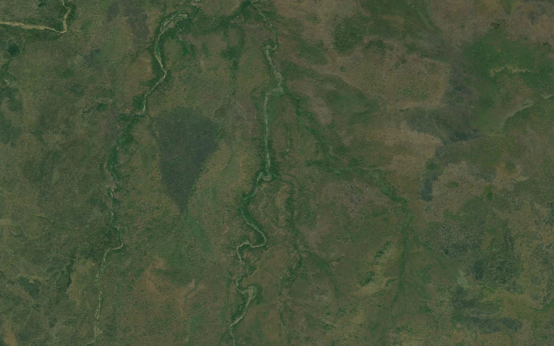 Satellite map of the Mayo Djintere
