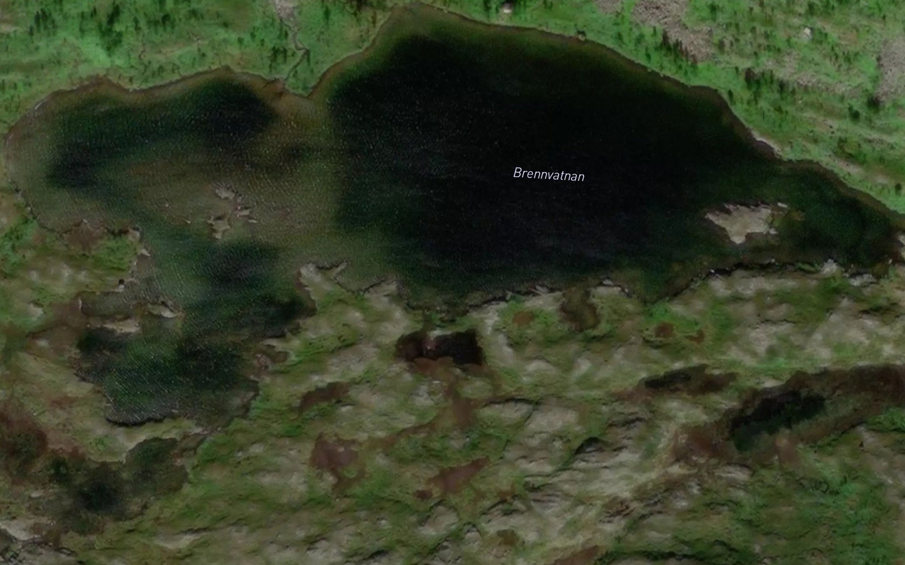 Satellite map of the Brennvatnet