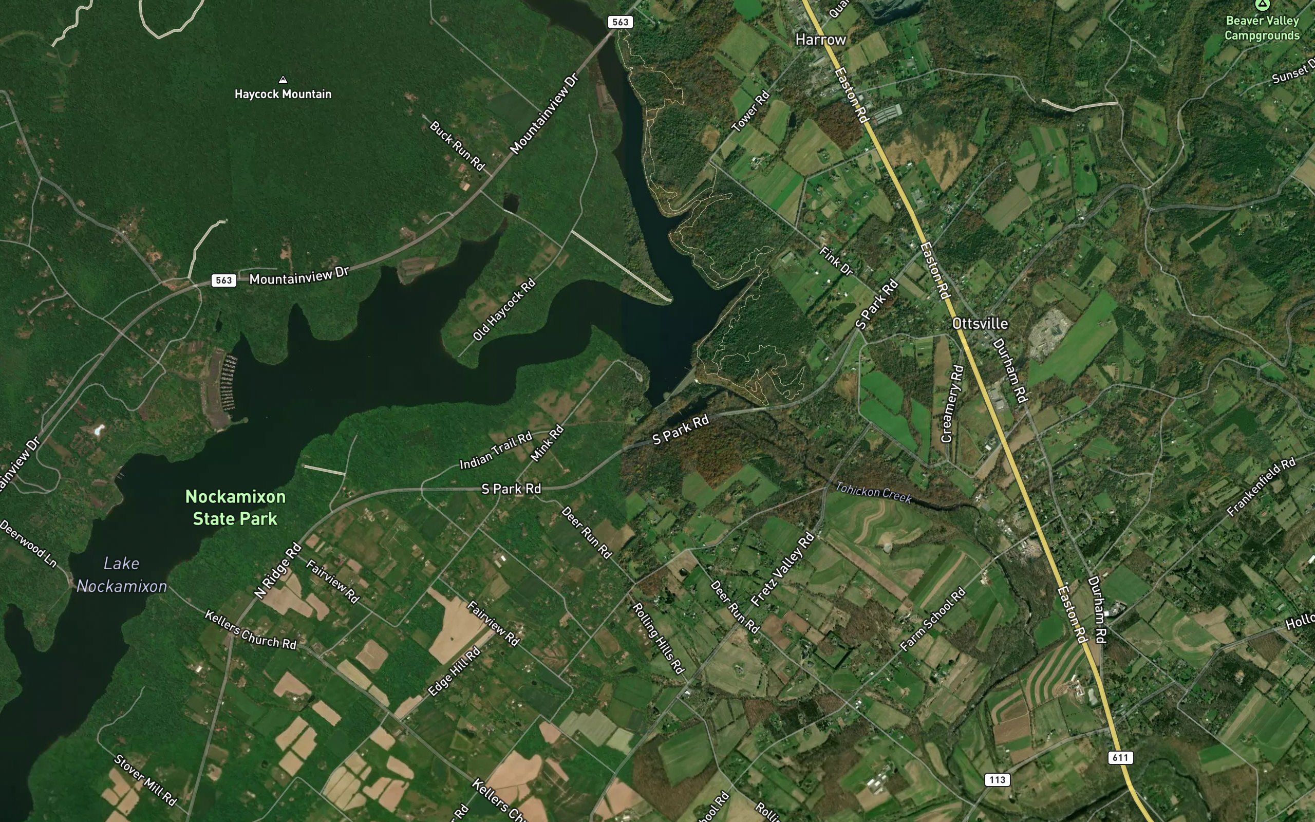 Emergency Spillway of Nockamixon Dam