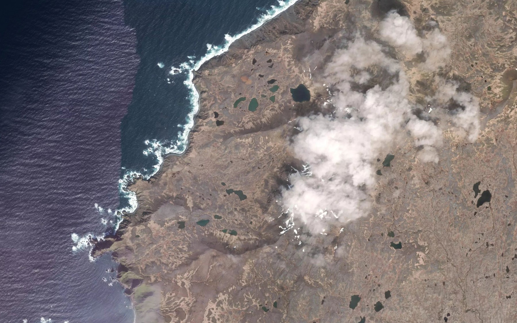 Satellite map of the Kitten Creek