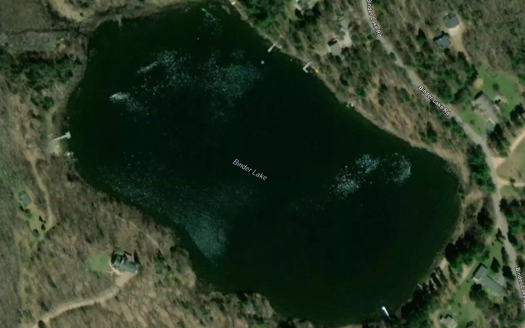 Satellite map of the Binder Lake
