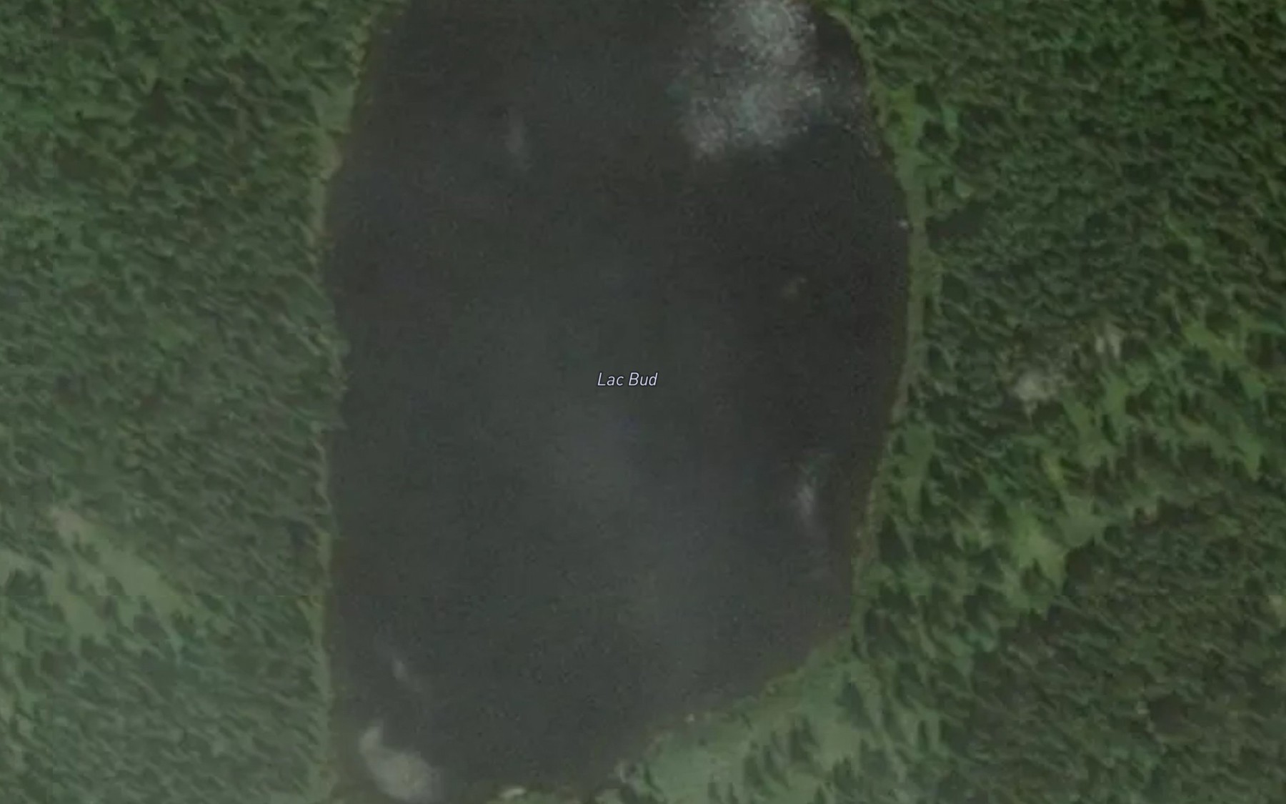 Satellite map of the Lac Bud