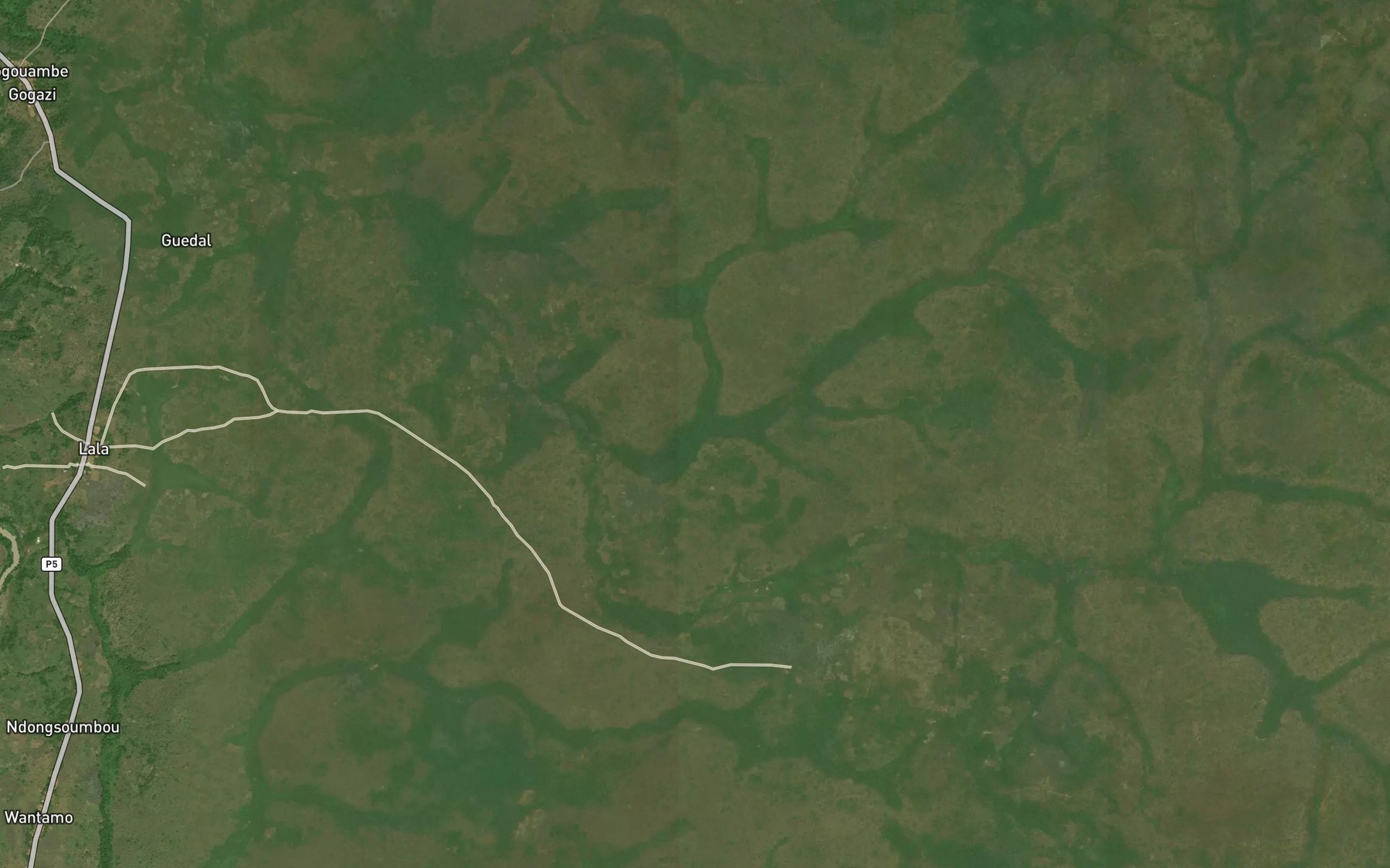 Satellite map of the Metope
