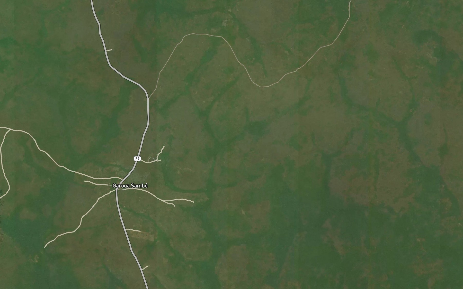 Satellite map of the Mbose