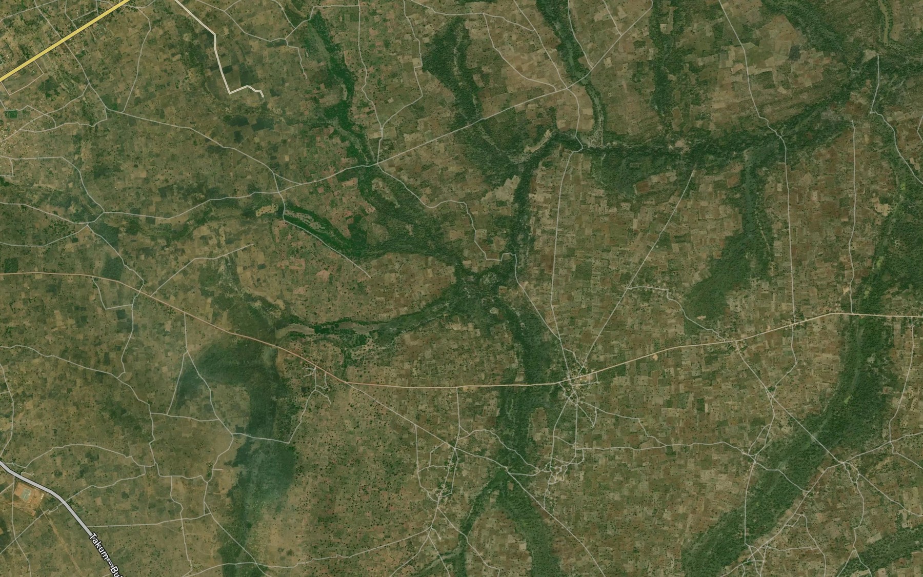 Satellite map of the River Ako