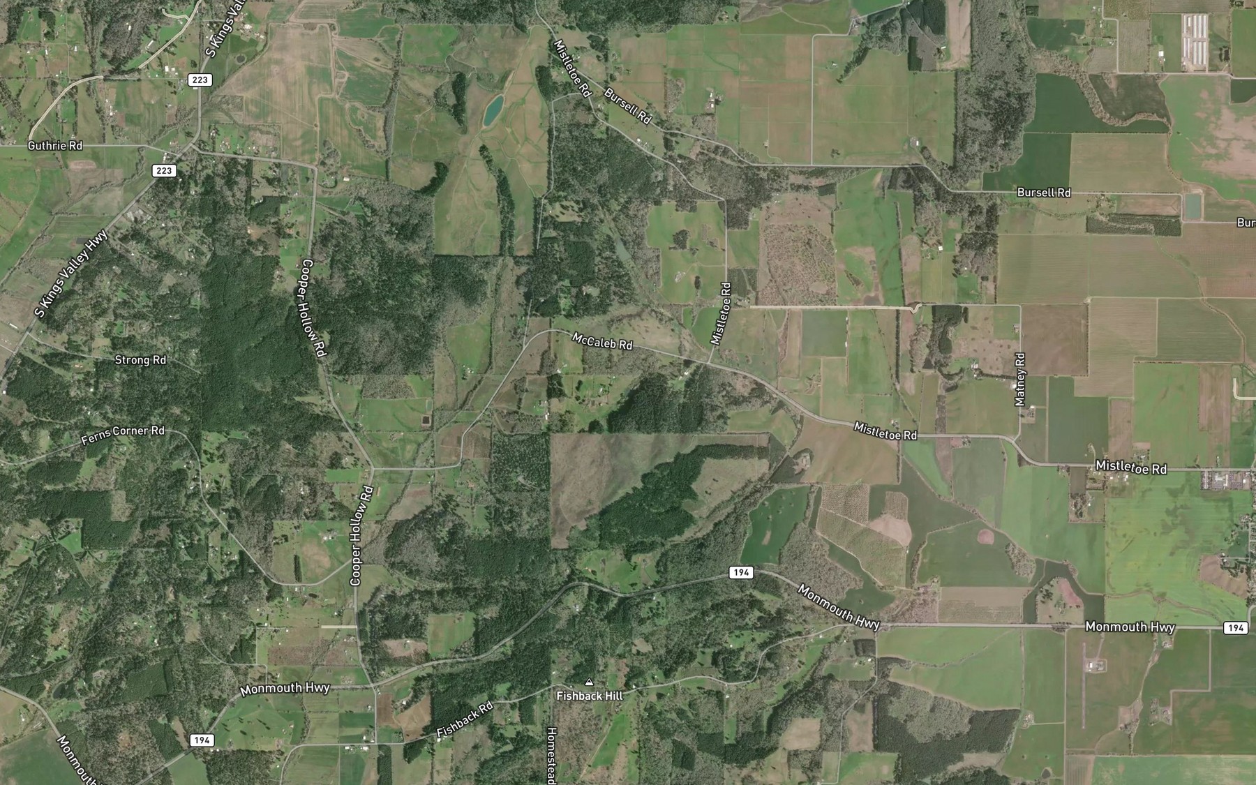 Satellite map of the Bauman Reservoir