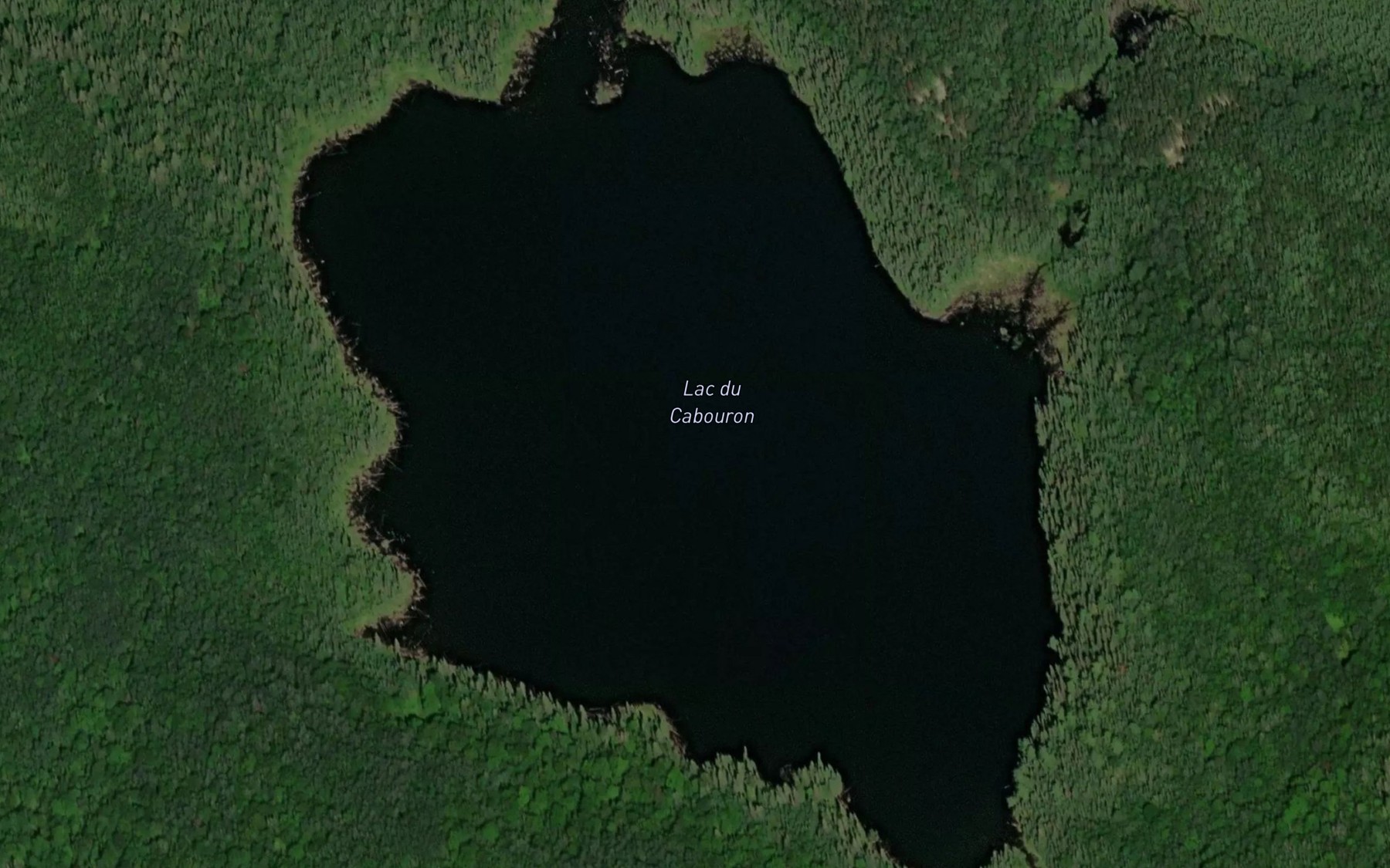 Satellite map of the Lac du Cabouron