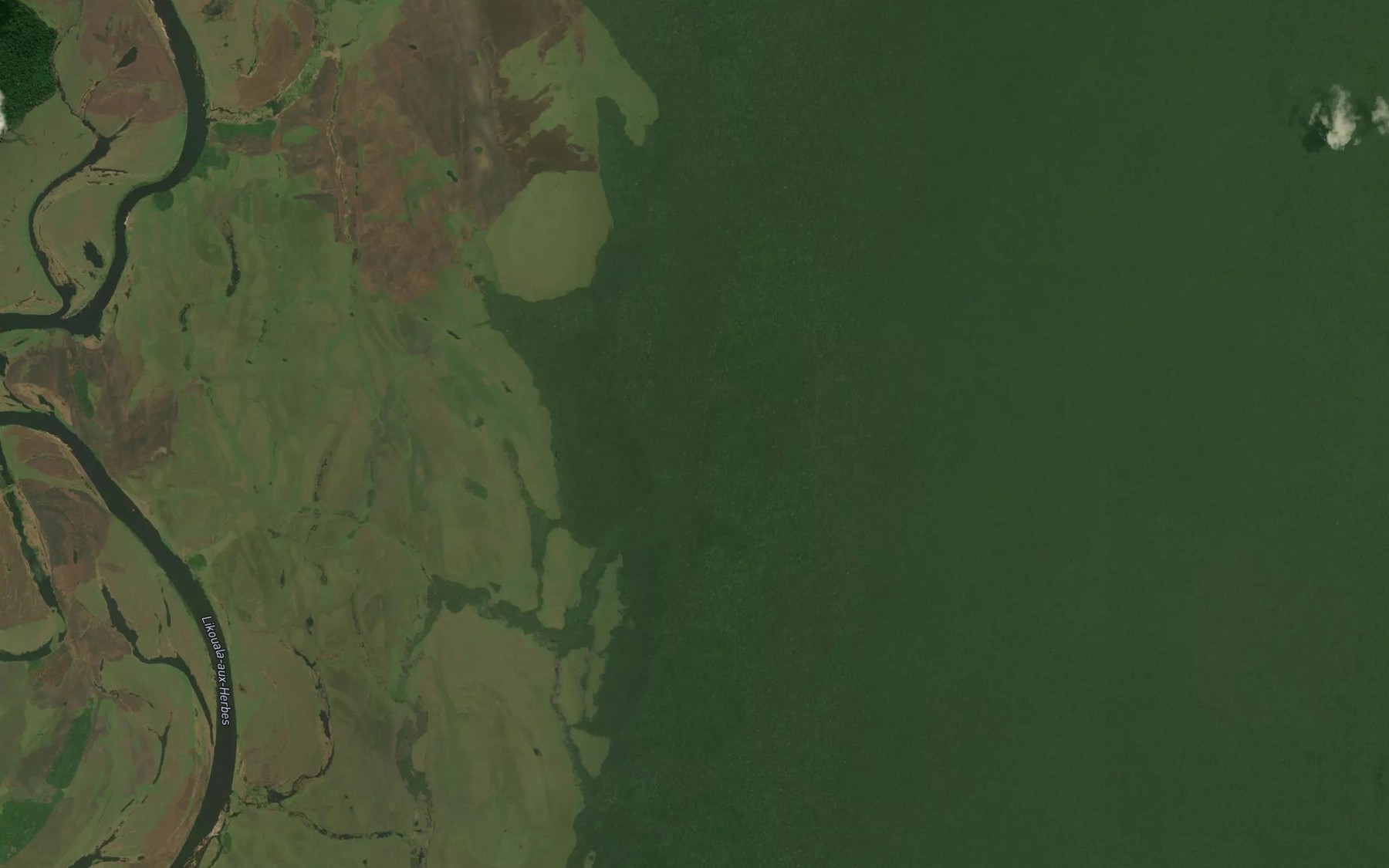 Satellite map of the Bouloutapombe