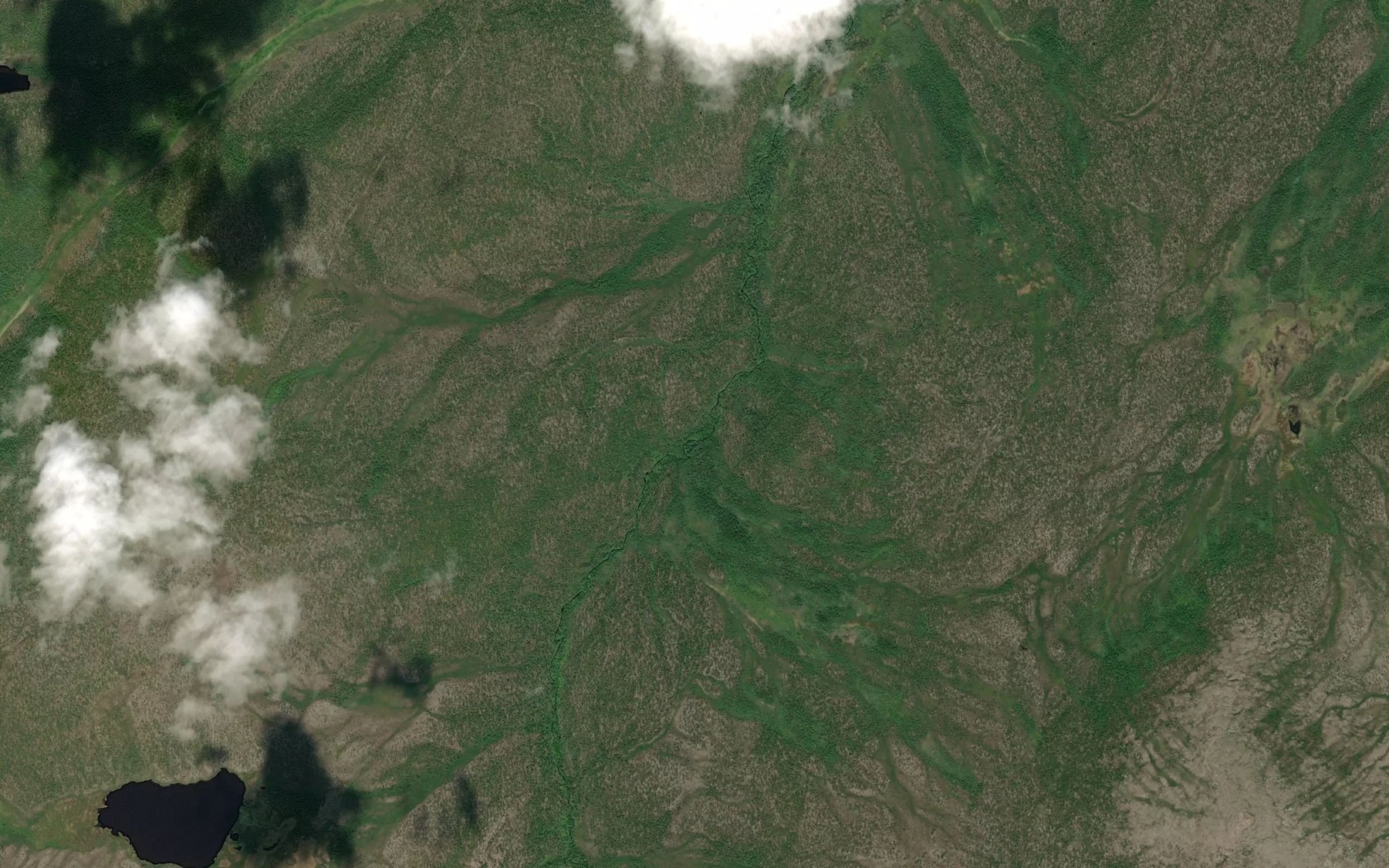 Satellite map of the Lindejakka