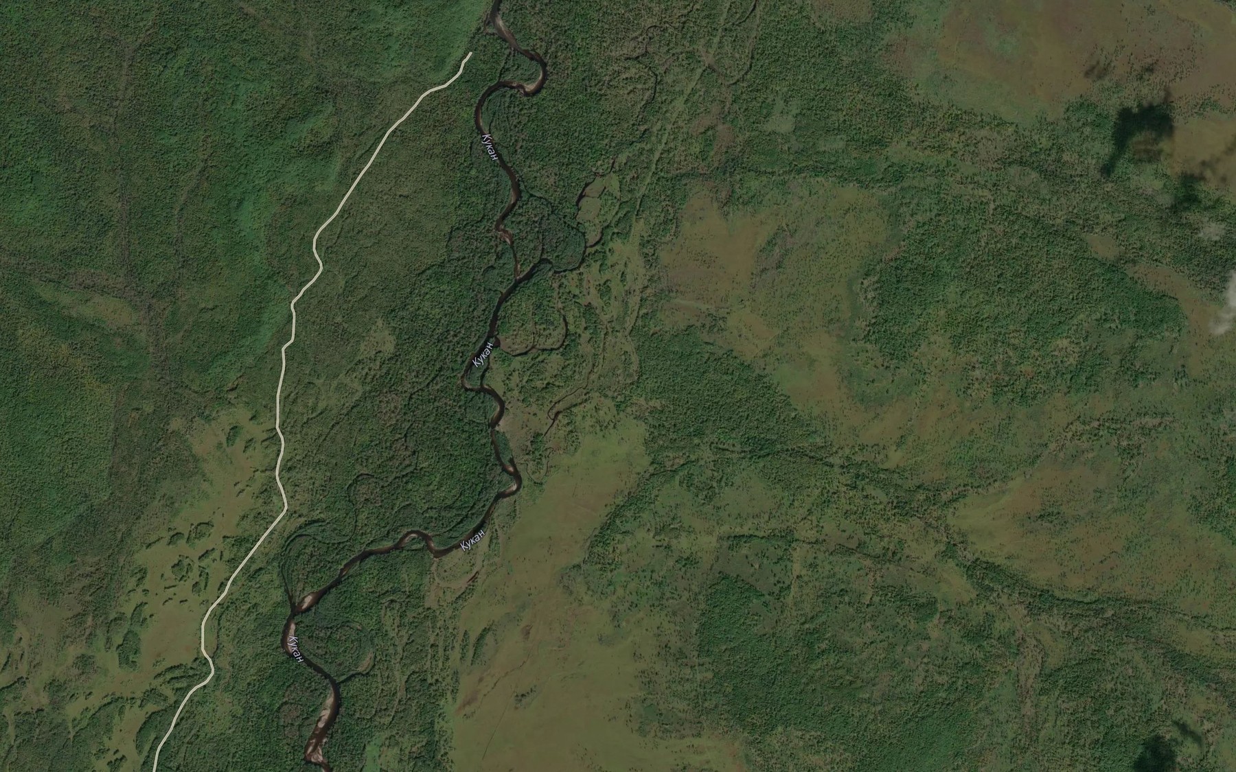 Satellite map of the Trokinda