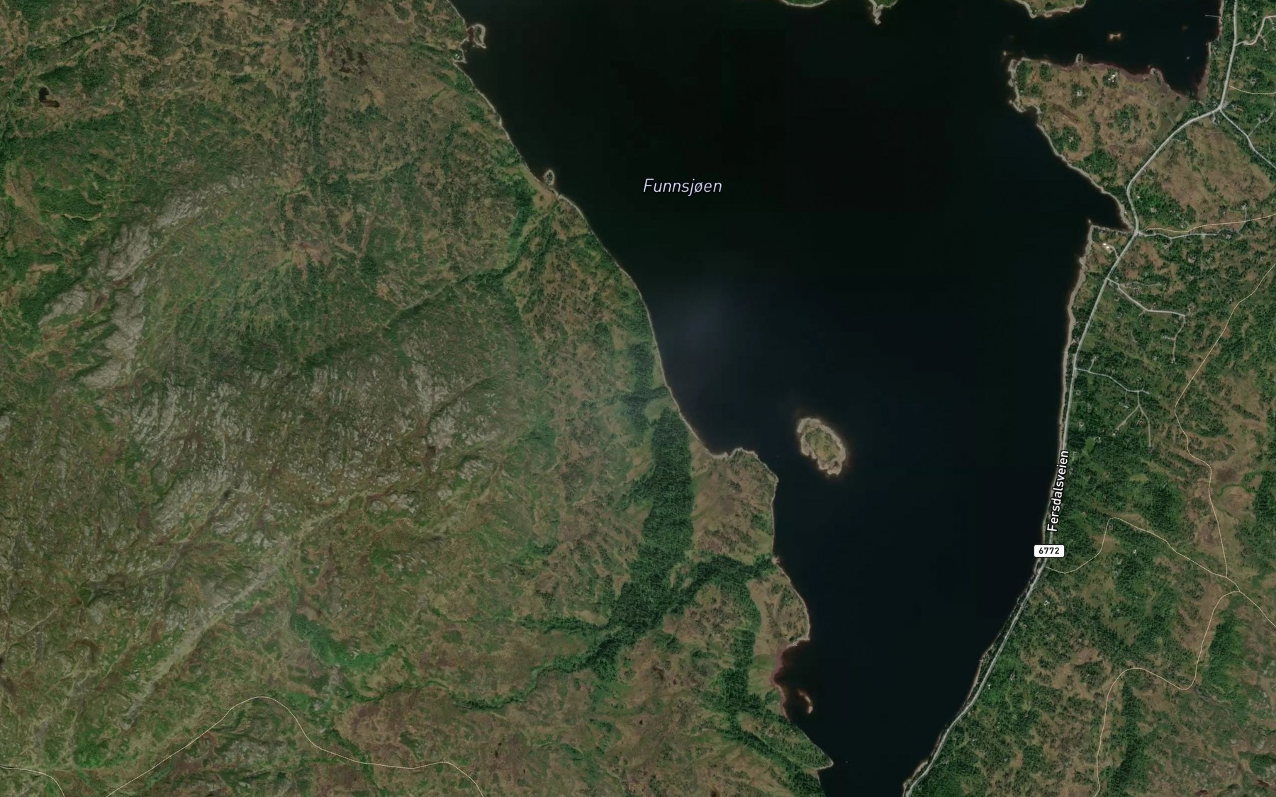 Satellite map of the Rasbekken