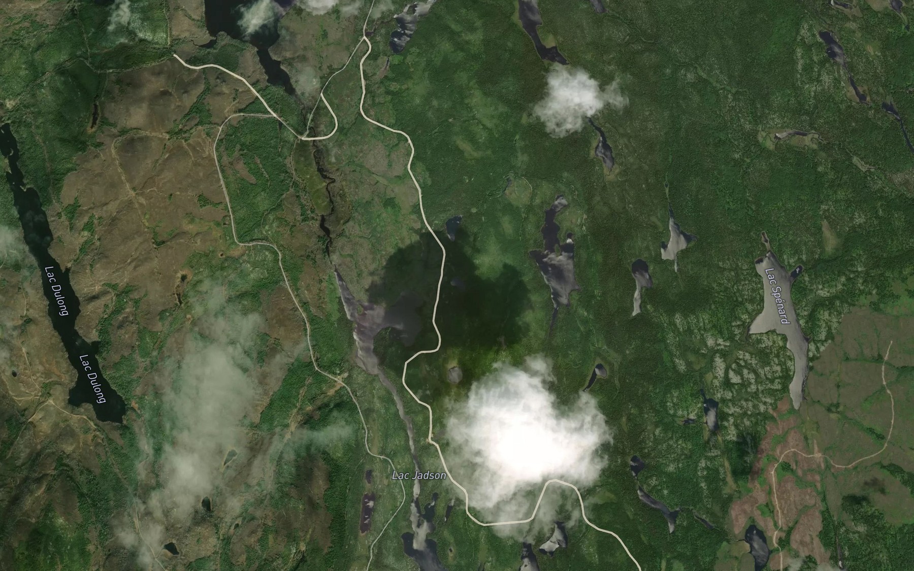 Satellite map of the Lac Michel