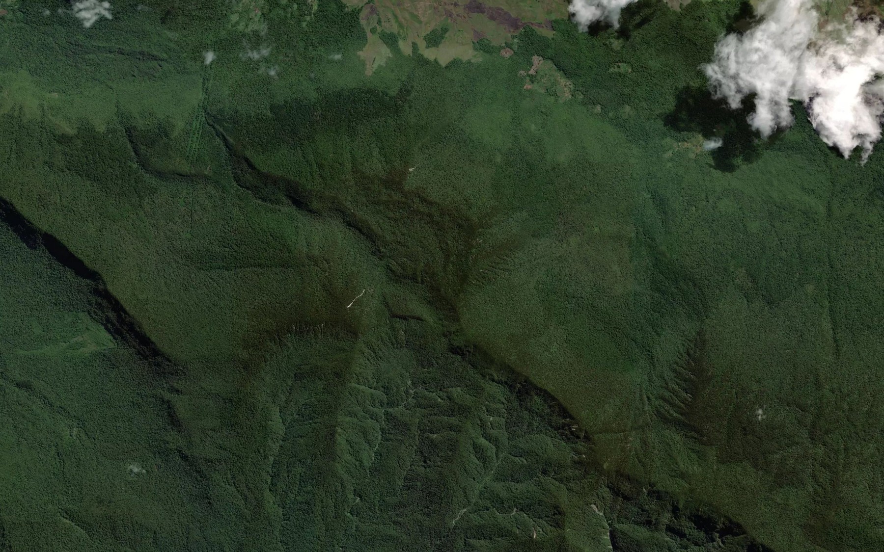 Satellite map of the Diap River