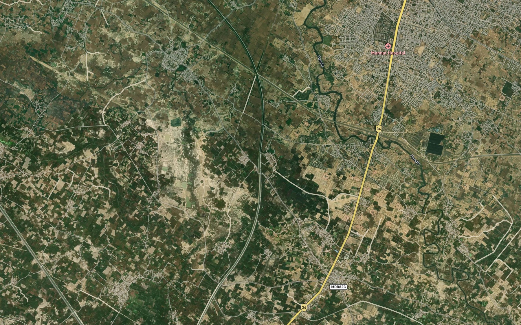 Satellite map of the Mangrasa Minor
