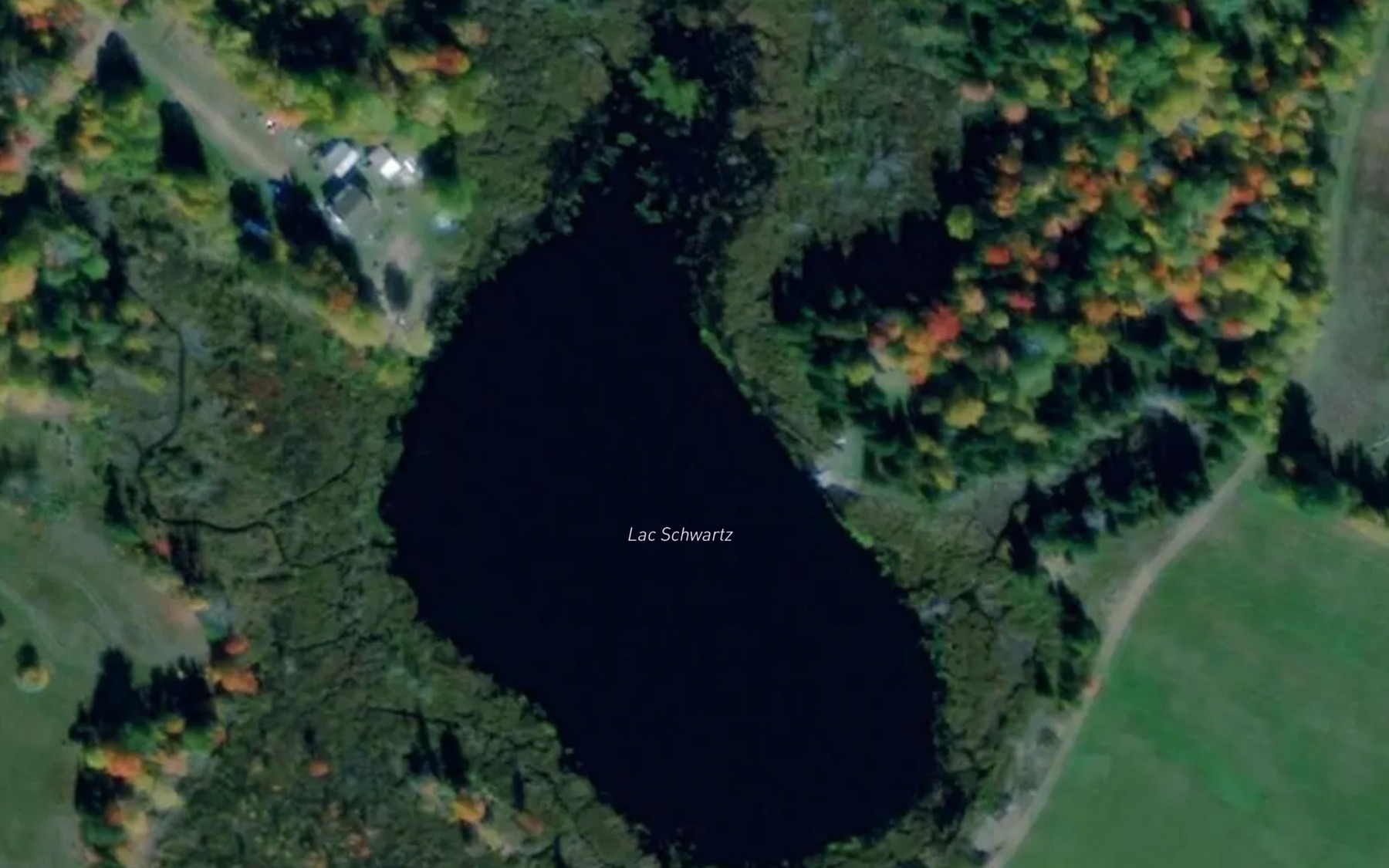 Satellite map of the Lac Schwartz