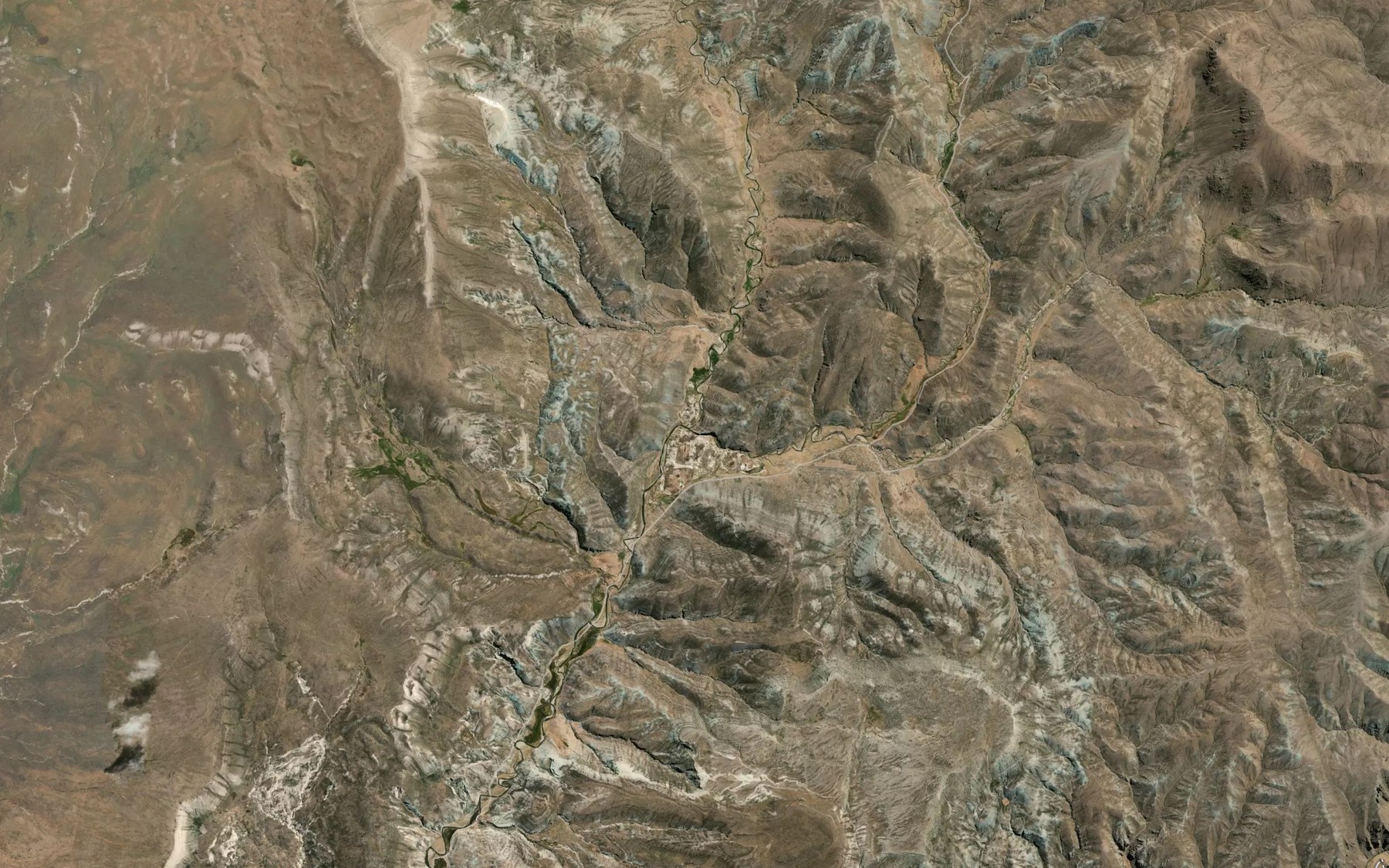 Satellite map of the Rio Fundicion