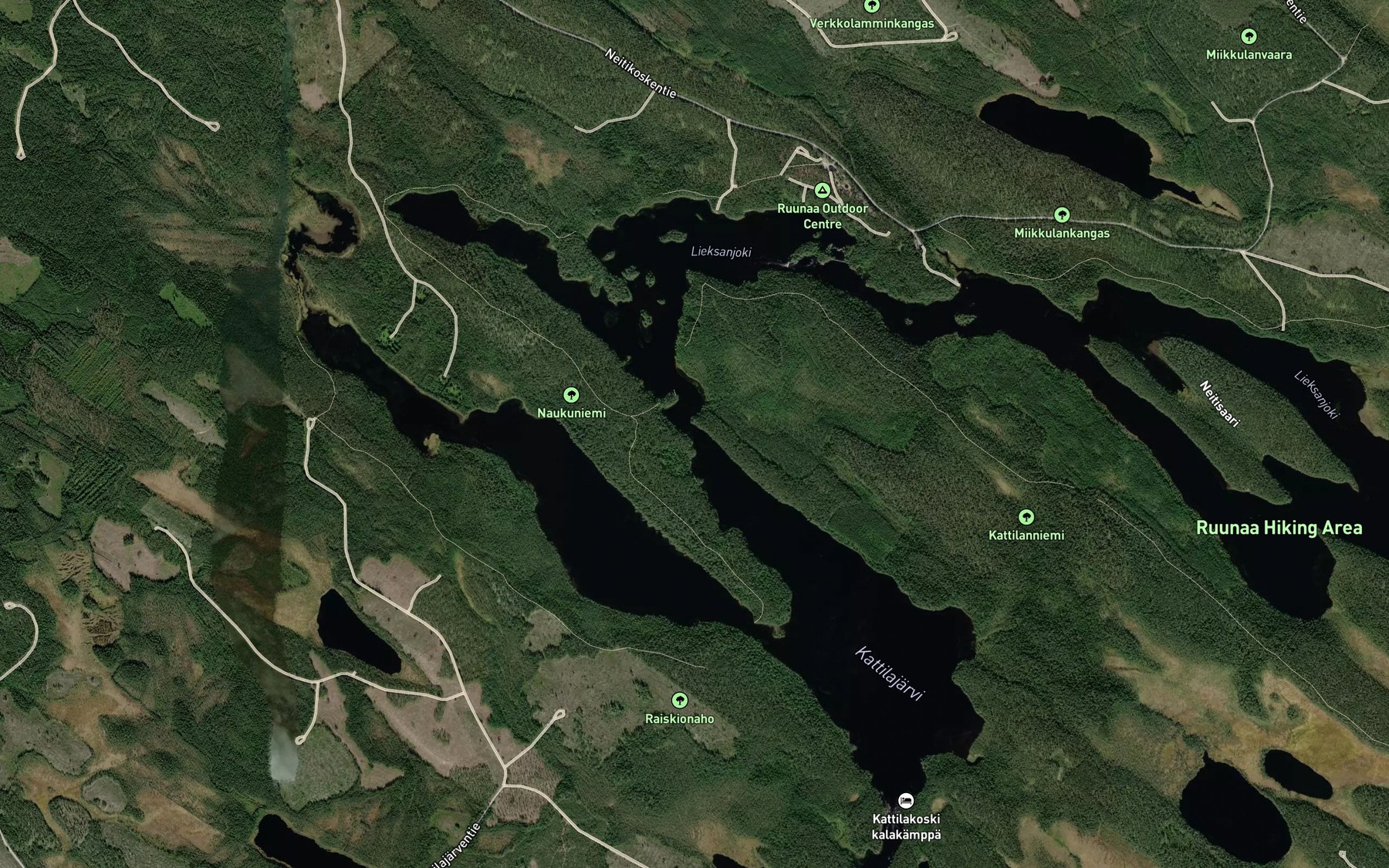 Satellite map of the Airovirta