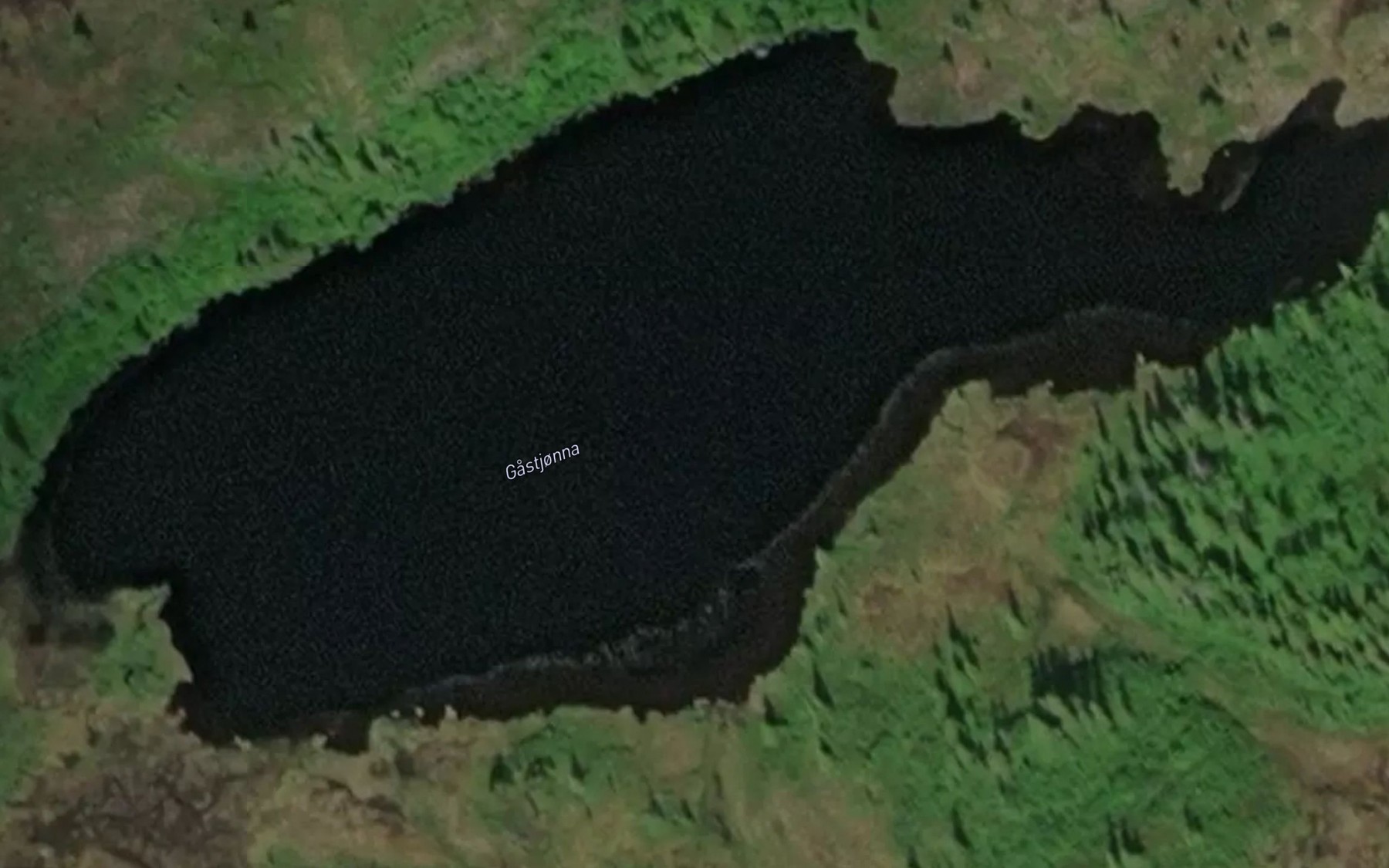 Satellite map of the Gastjorna