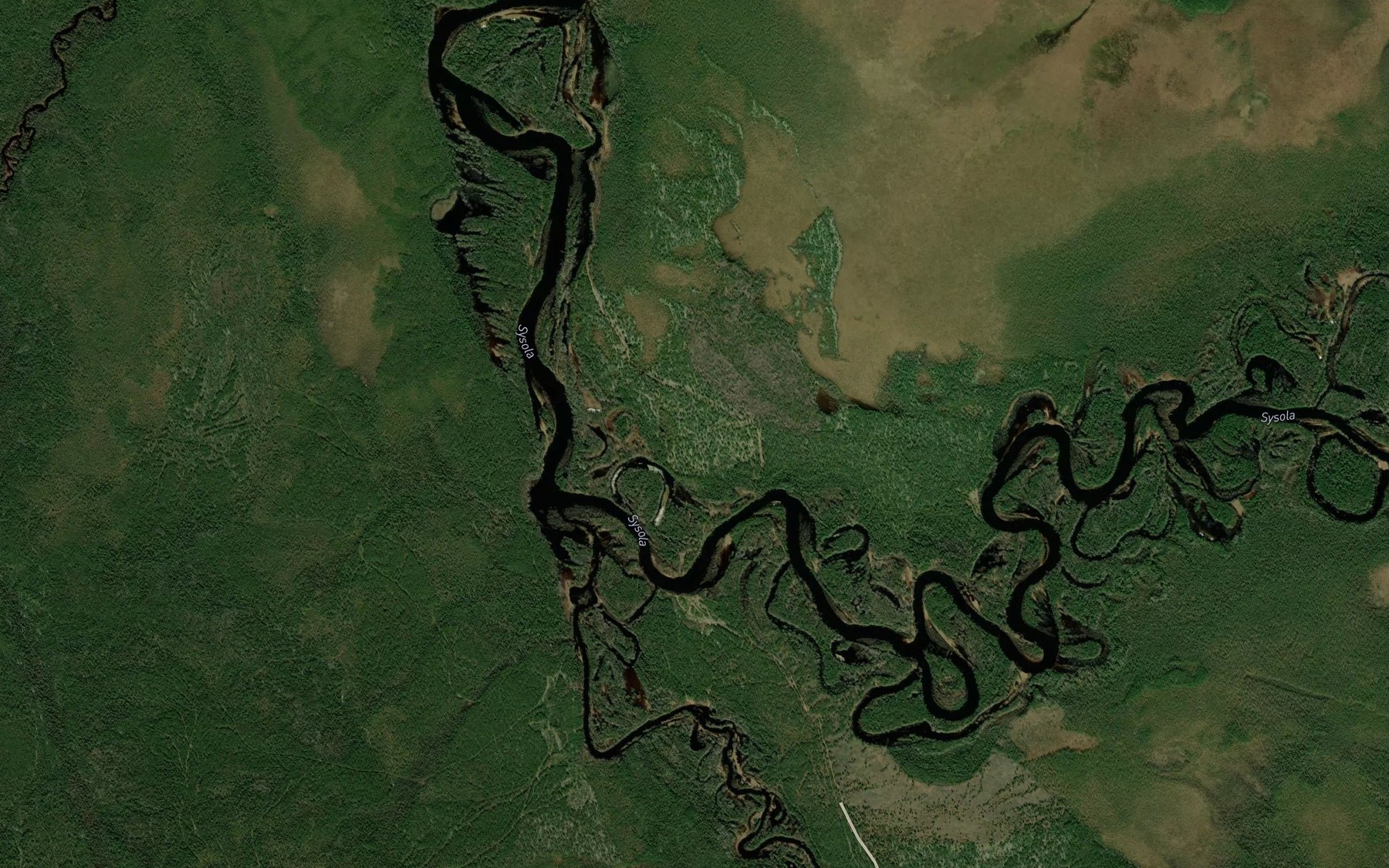 Satellite map of the Vontym