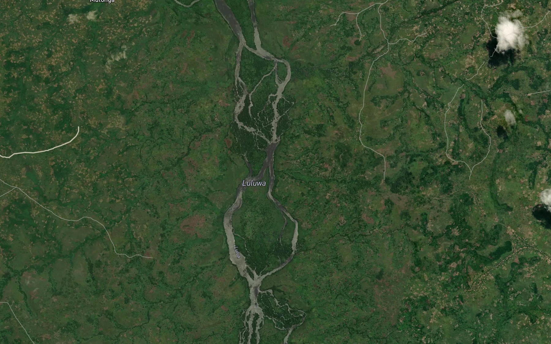 Satellite map of the Saula