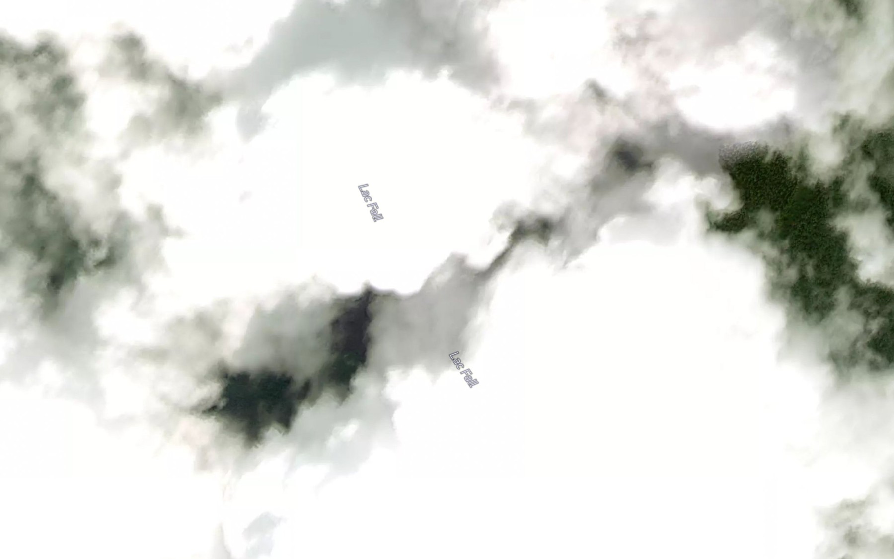 Satellite map of the Lac Fall