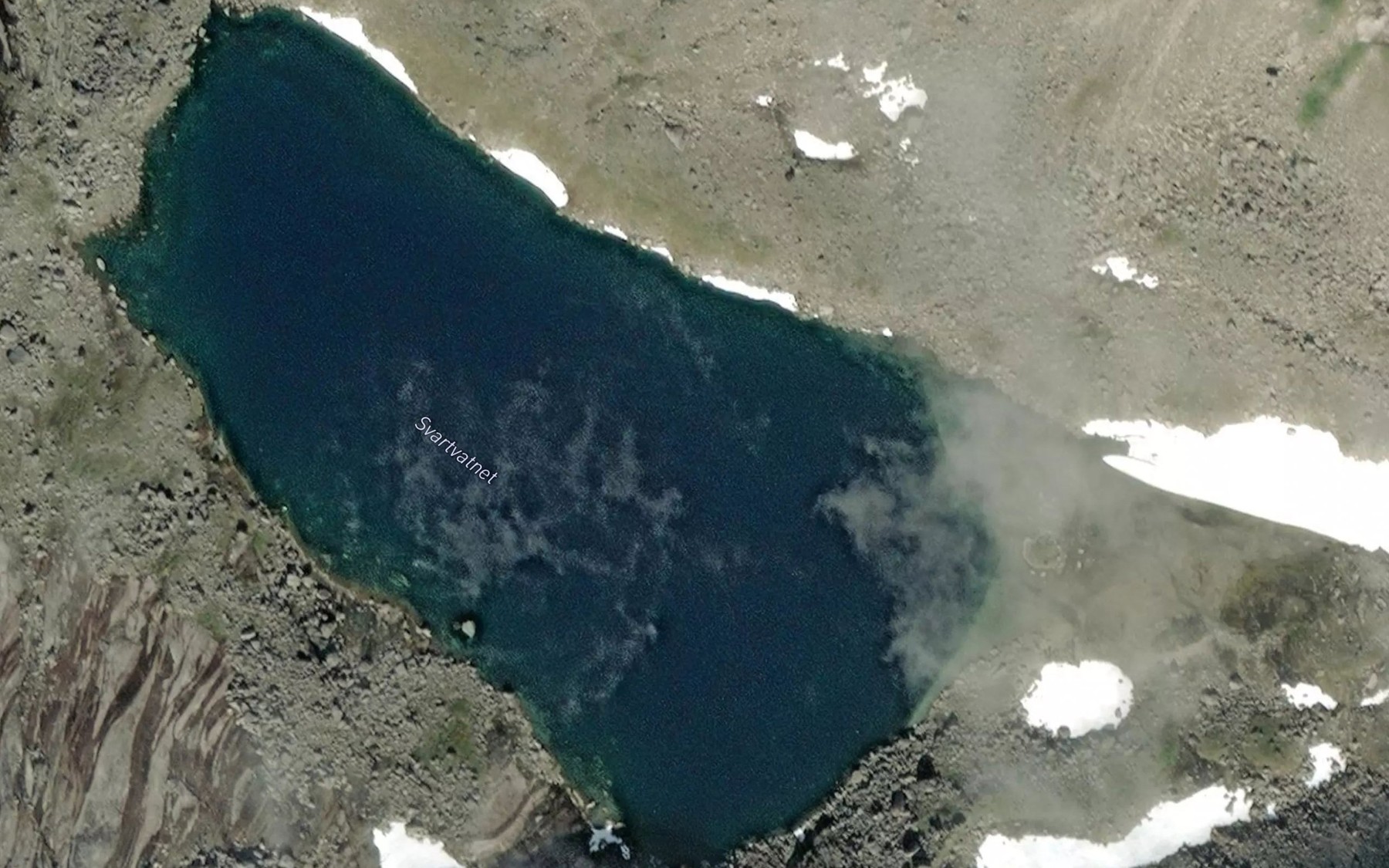 Satellite map of the Svartvatnet