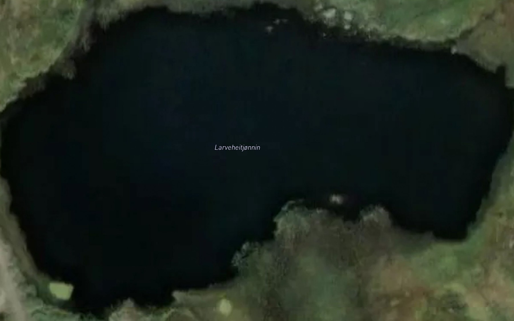 Satellite map of the Larvheitjornin