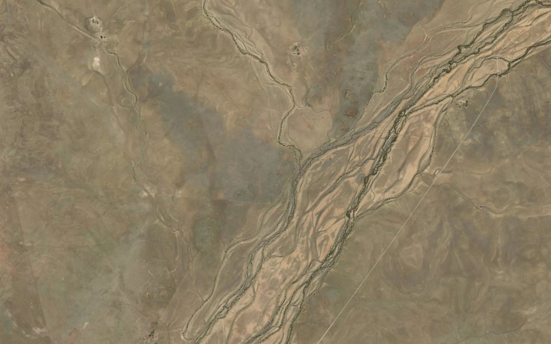 Satellite map of the Stone Creek