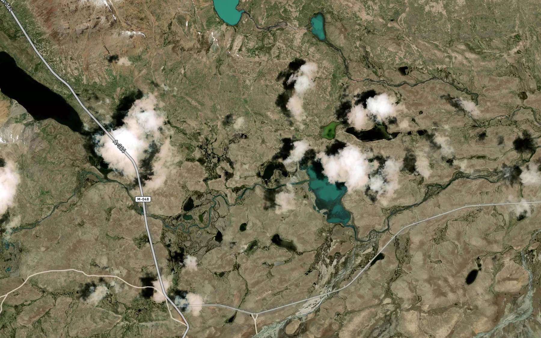 Satellite map of the Ozera Dzhashilkel'