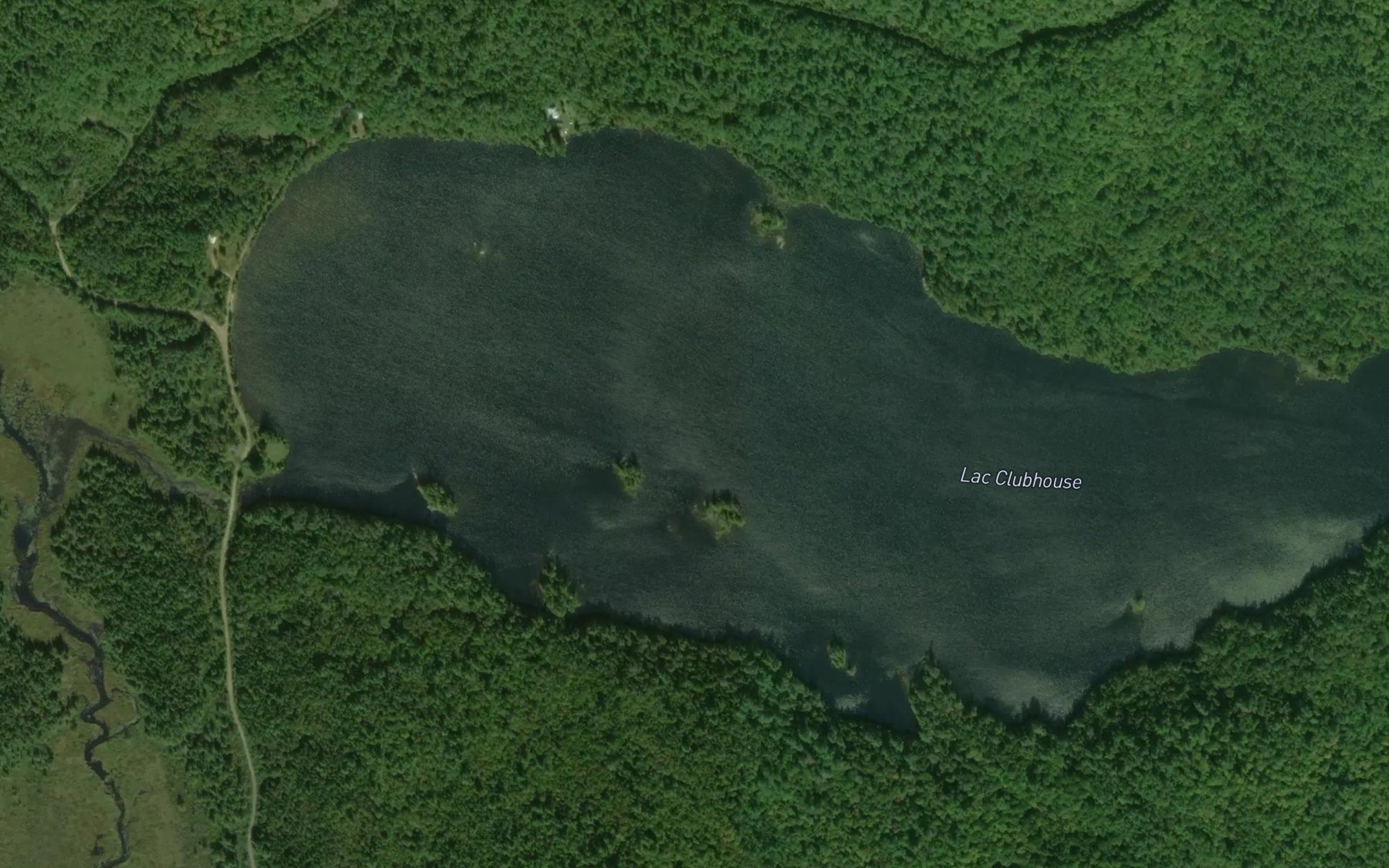 Satellite map of the Lac Clubhouse