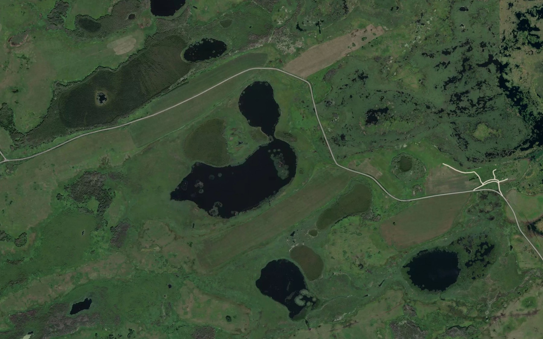 Satellite map of the Ozero Kurgannoye
