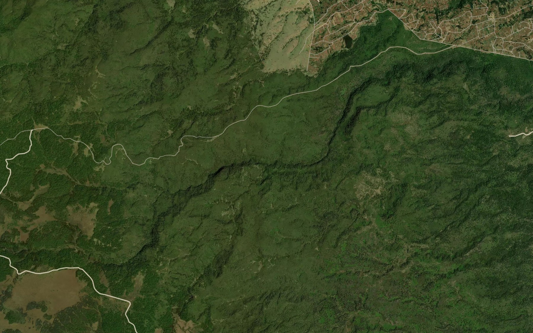 Satellite map of the Mwathe