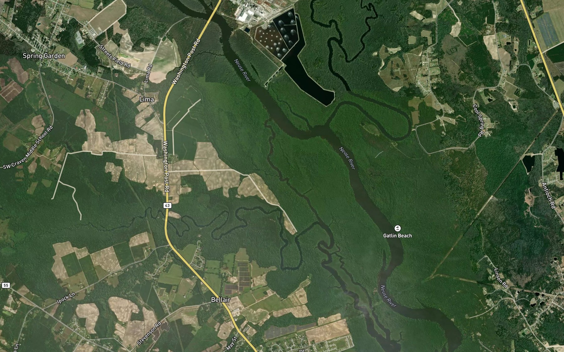 Satellite map of the The Gut