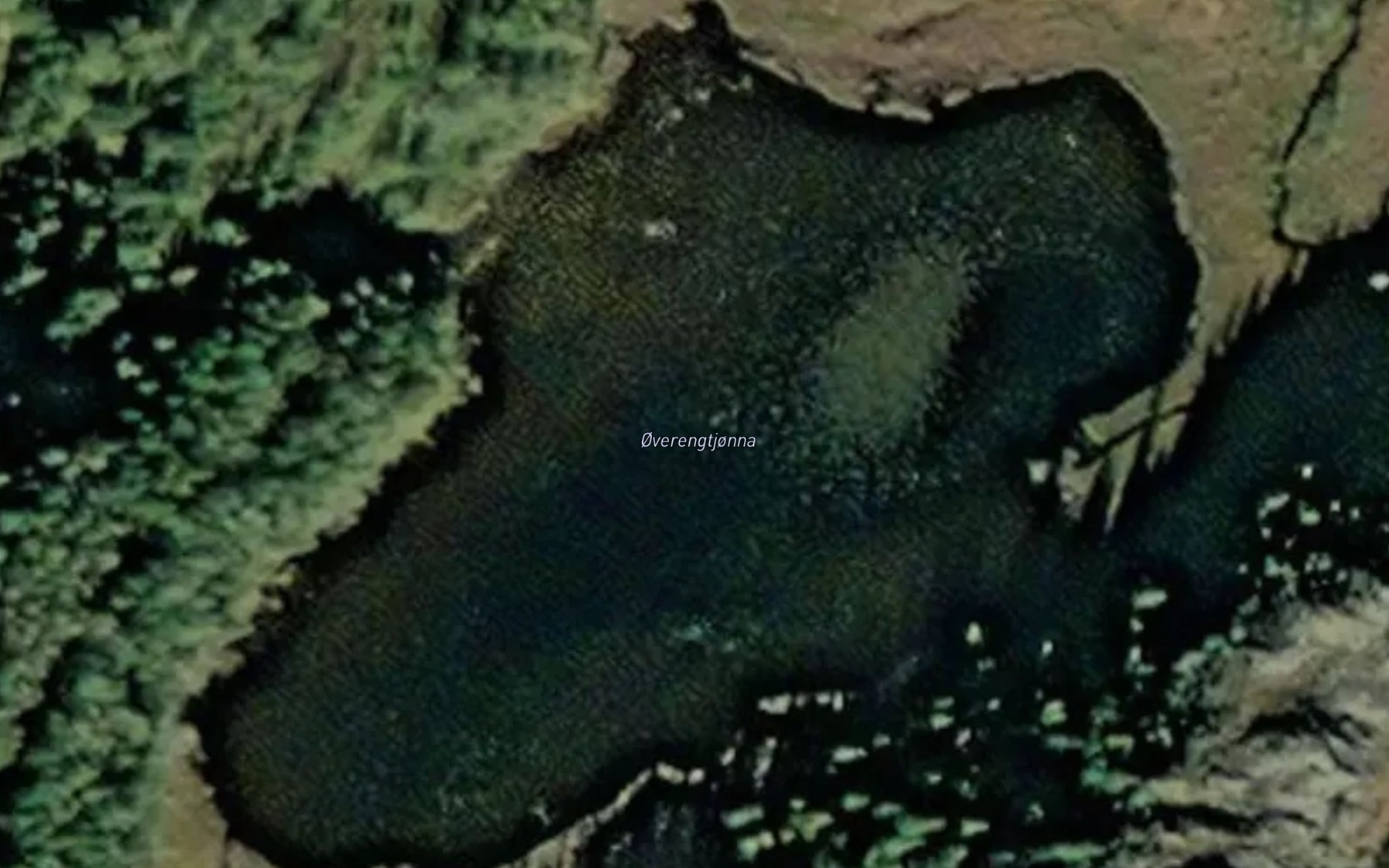 Satellite map of the Overengtjorna