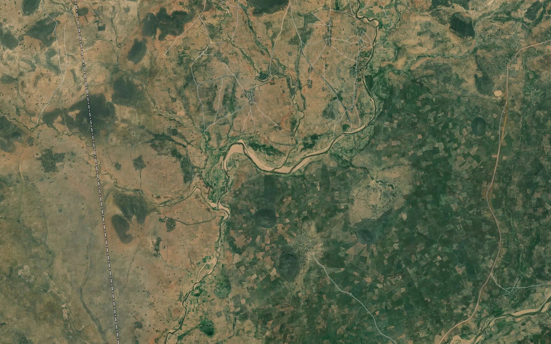 Satellite map of the Kashere