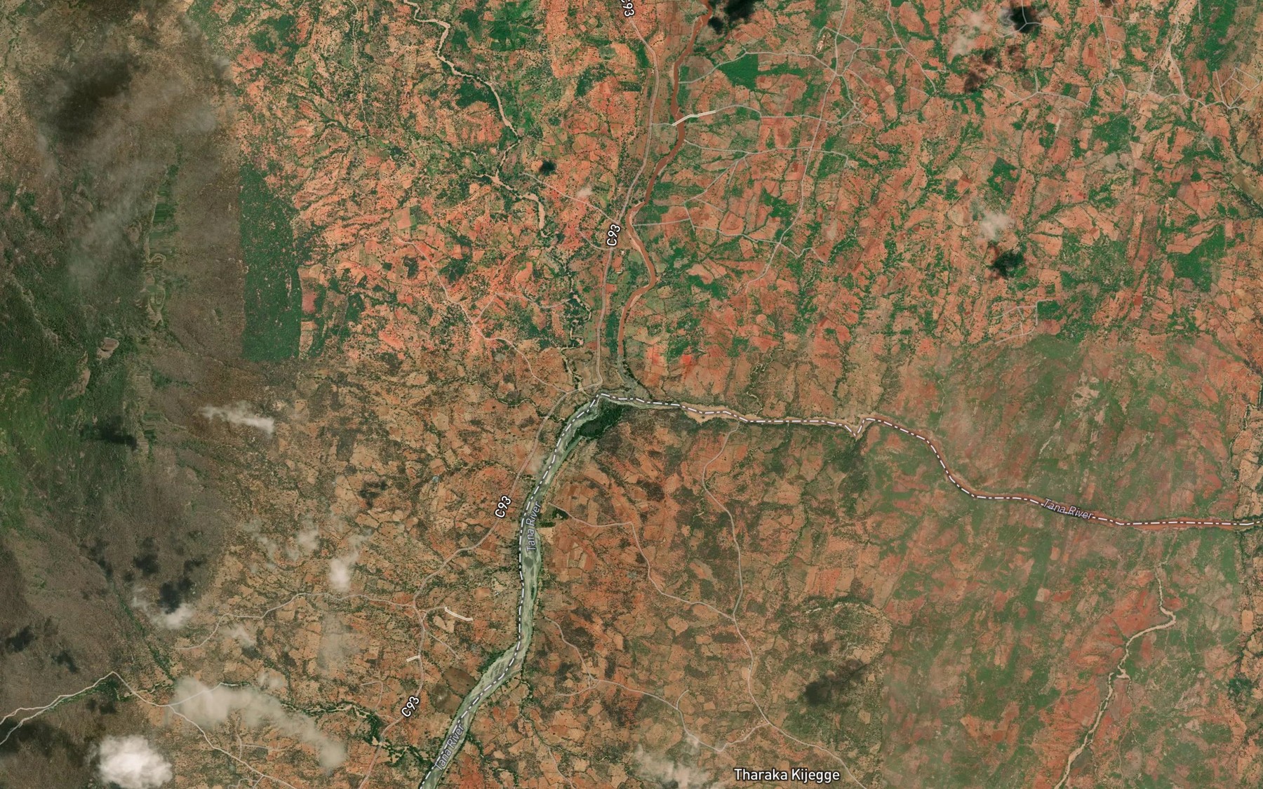 Satellite map of the Kazita