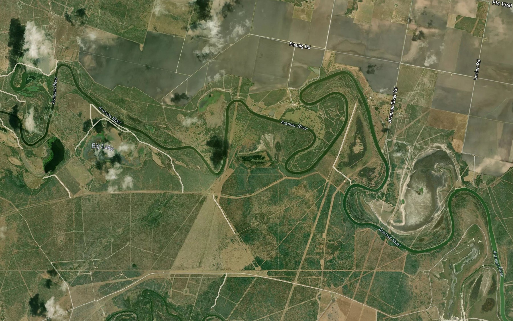 Satellite map of the Tule Lake