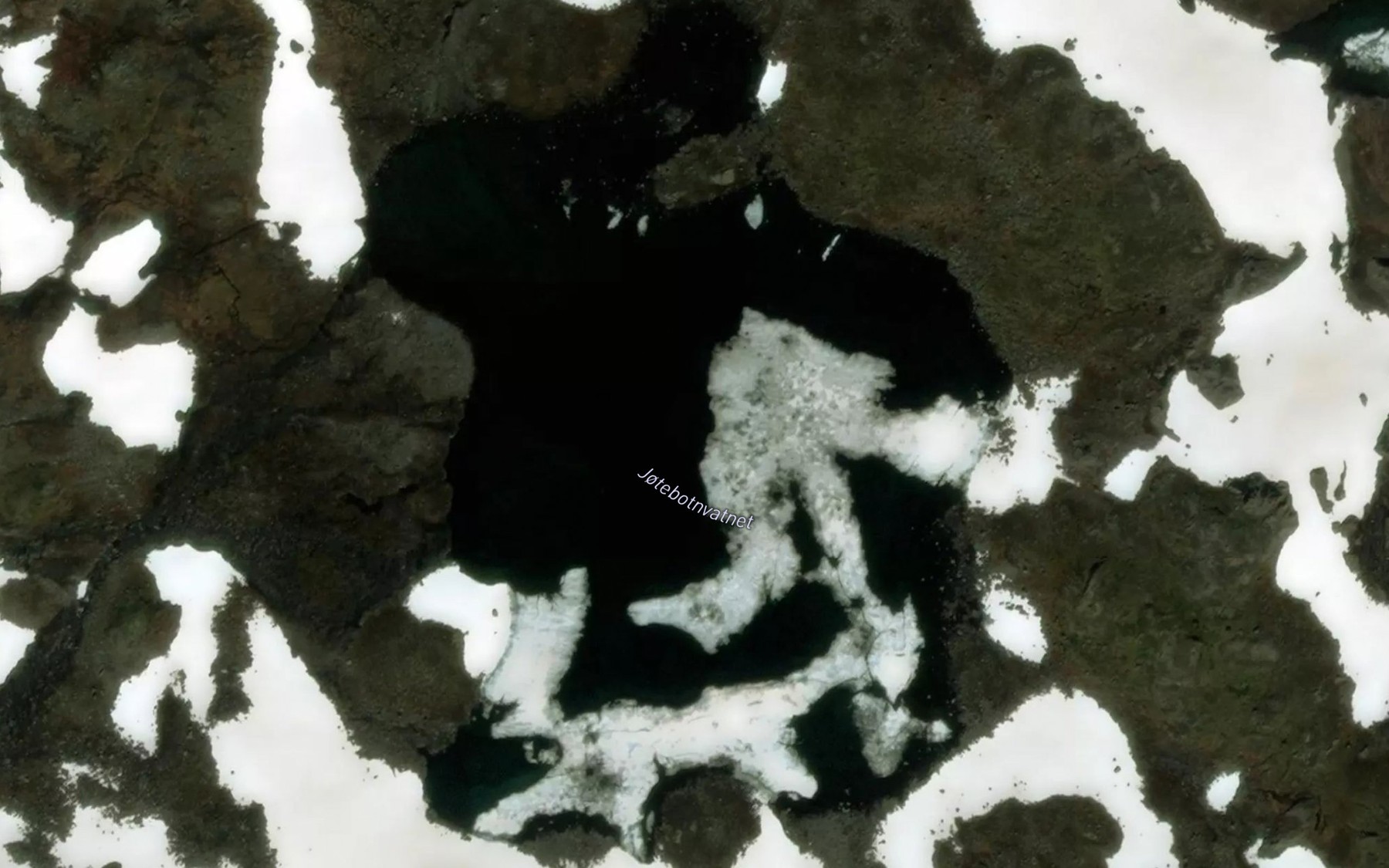 Satellite map of the Jotebotnvatnet